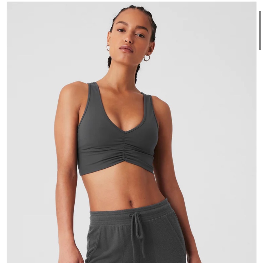 Alo wild thing bra in army green size small
